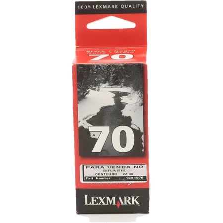 Lexmark 70 Negro ALTO REND 12A1970 (VENCIDO)