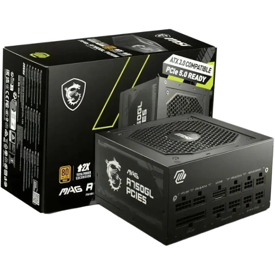 MSI MAG A750GL PCIE5 unidad de fuente de alimentación 750 W 20+4 pin A
