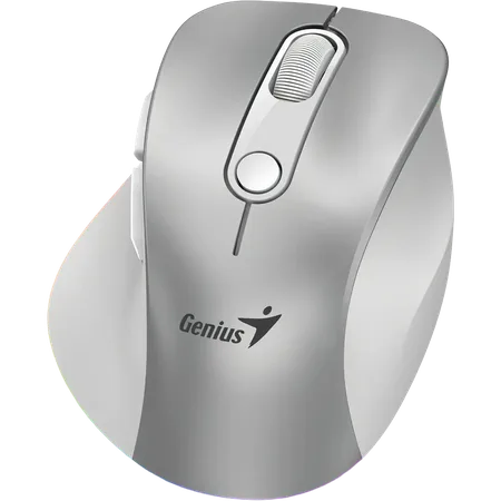 Mouse Genius Ergo 9000S Pro 2.4GHZ BT Silver