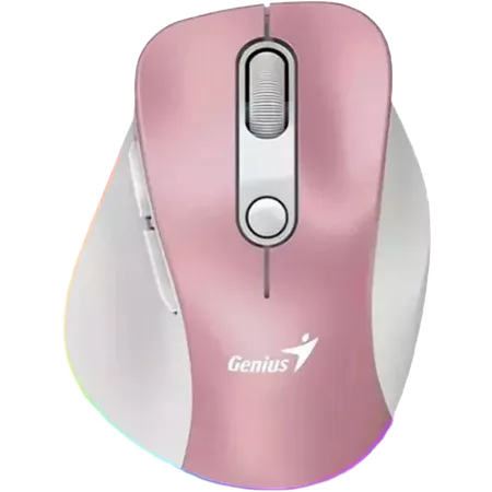 Mouse Genius Ergo 9000S Pro 2.4GHZ BT Rosa