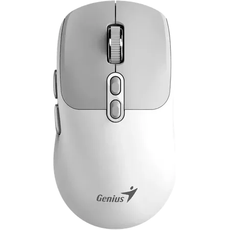 Mouse Genius NX-8080S 2.4GHZ BT Silenc White Grey
