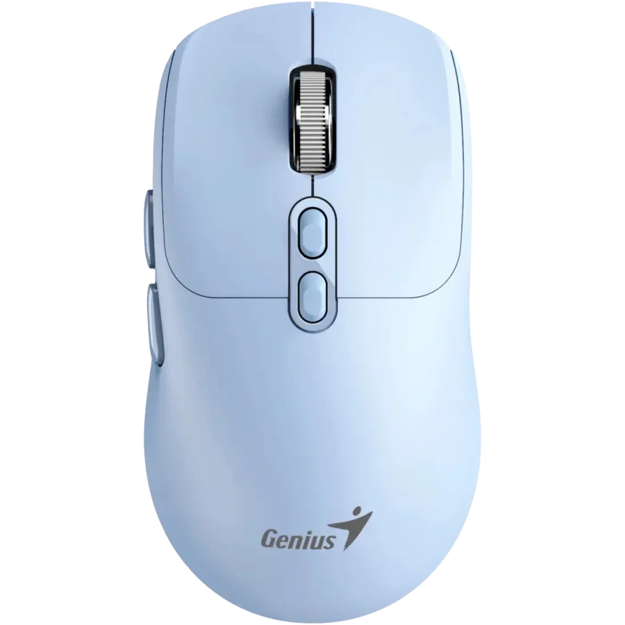 Mouse Genius NX-8080S 2.4GHZ BT Silenc Blue