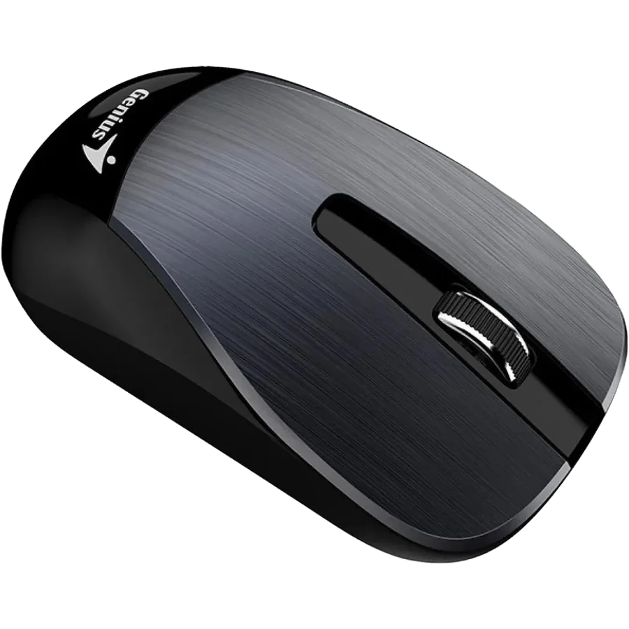 Mouse Genius ECO-8015 Black Recargable