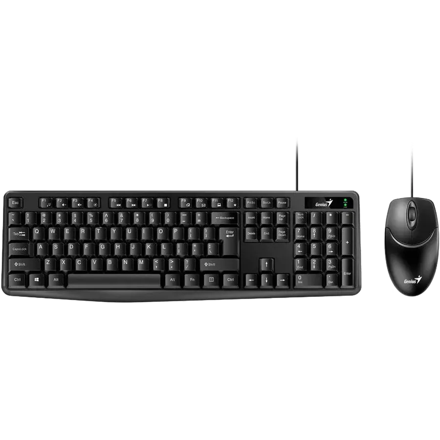 Combo teclado y mouse Genius KM-170 Black