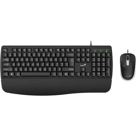 Combo teclado y mouse Genius KM-123 Black