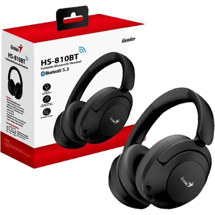 Auriculares Genius HS-810BT BT5.3 Black