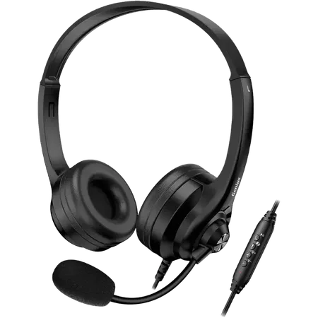 Auriculares con micrófono Genius HS-235U AI Black