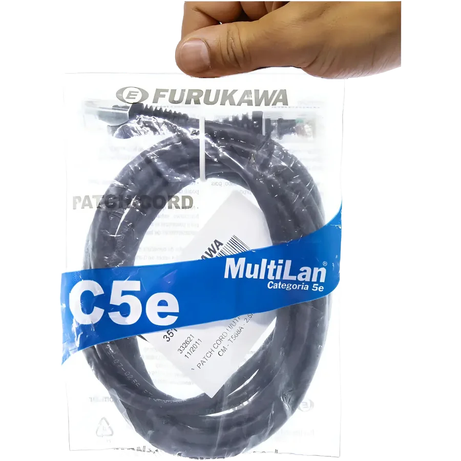 Patchcord CAT.5E Furukawa Multilan 2.5M NG