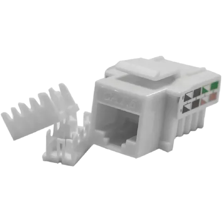 JACK RJ45 Hembra CAT.6 GLC 110 IDC A/B Blanco