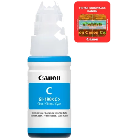 Botella Canon GI-190C 6,000 PAG (CYAN)