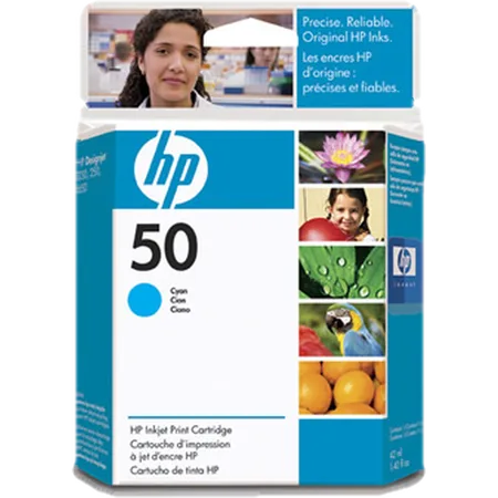 HP 51650C cartucho de tinta 1 pieza(s) Original Cian