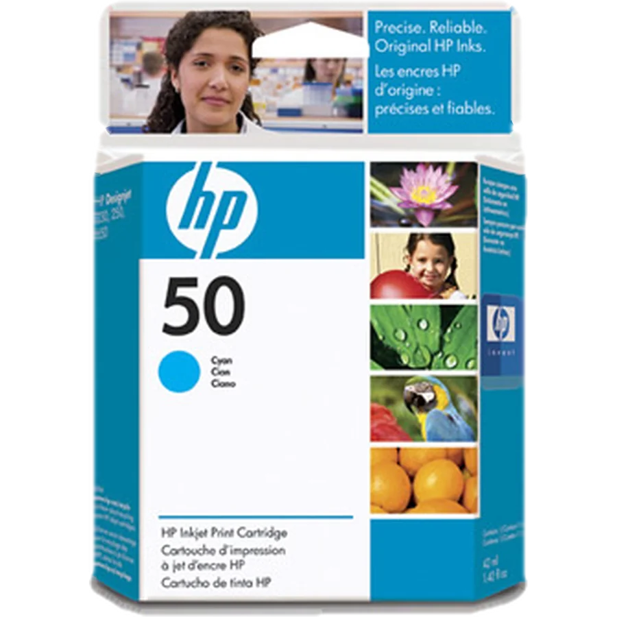 HP 51650C cartucho de tinta 1 pieza(s) Original Cian