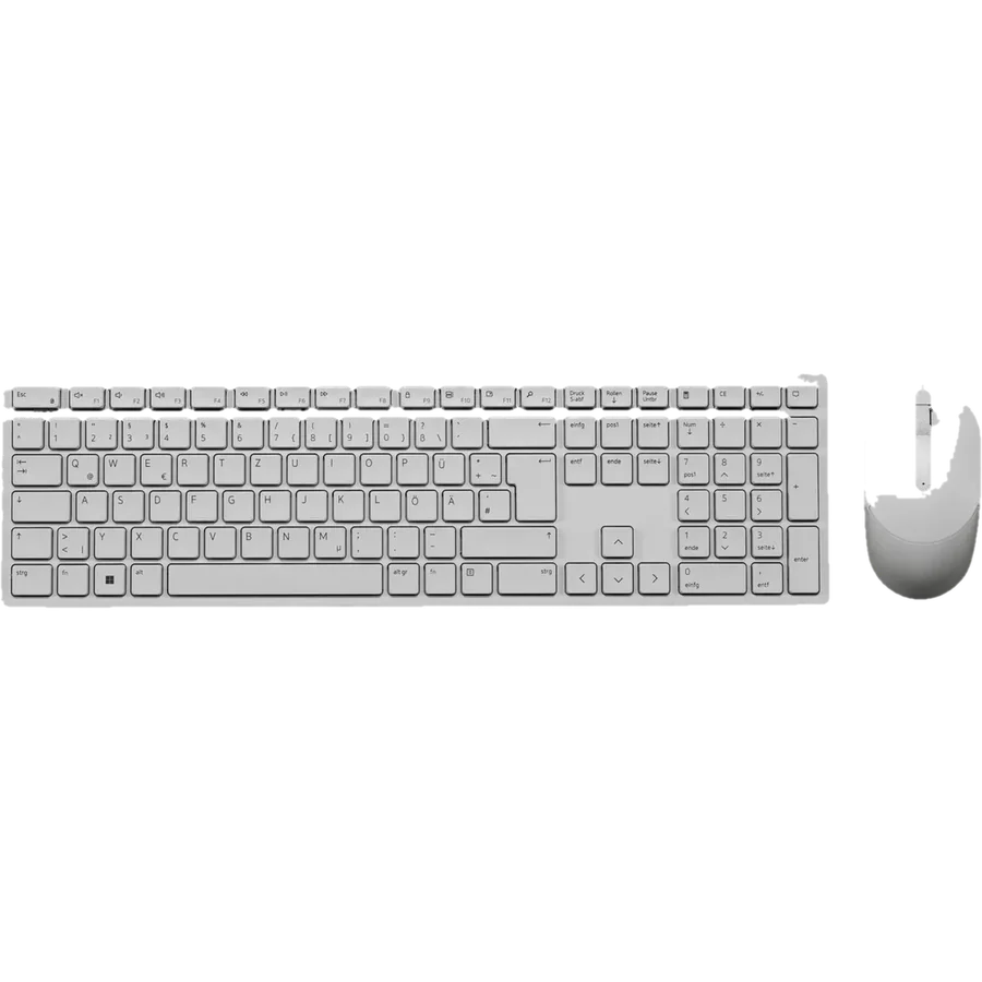 Combo teclado y mouse Dell KM5221W Black