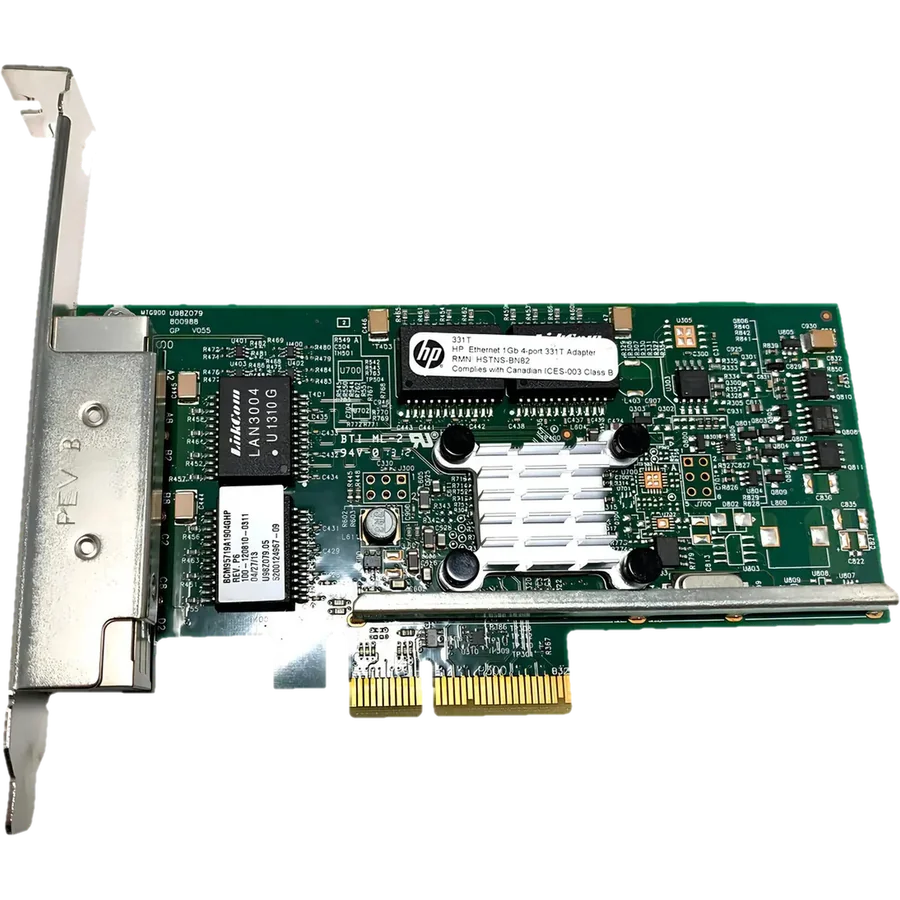 Placa RED HPE Ethernet 1Gb 4-port 331T Adapter
