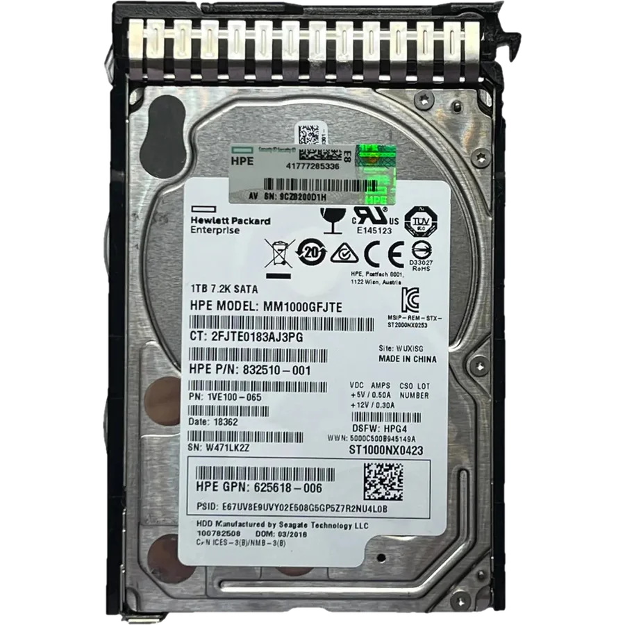 Disco rígido HPE 6G 7.2k /SFF SC MDL