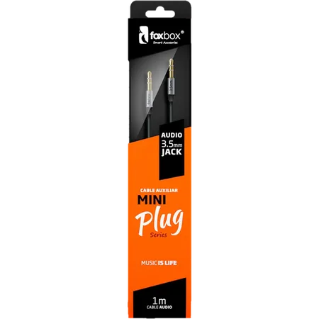 Cable Miniplug Foxbox Negro