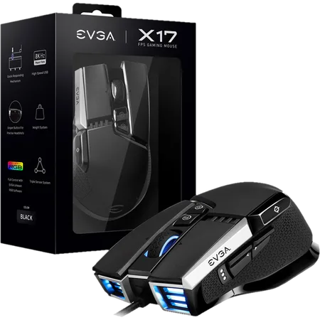 Mouse Evga Gamer X17 Black