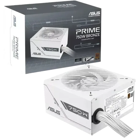 Fuente ASUS 80 Plus Prime 750B Bronce White