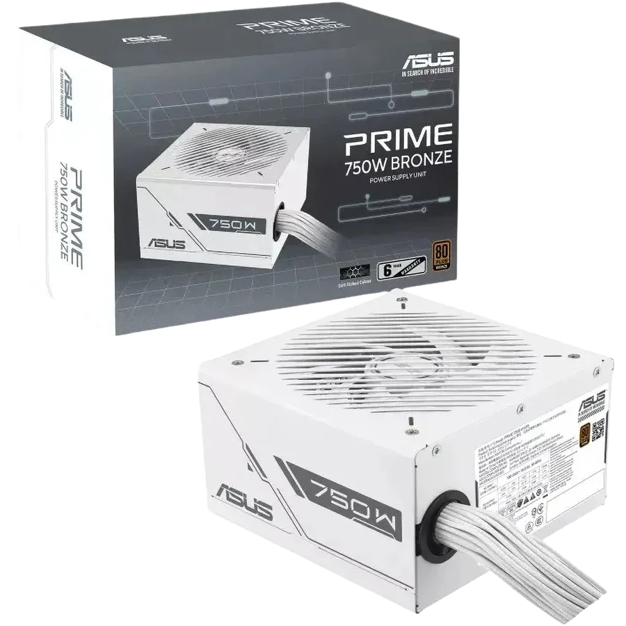 Fuente ASUS 80 Plus Prime 750B Bronce White