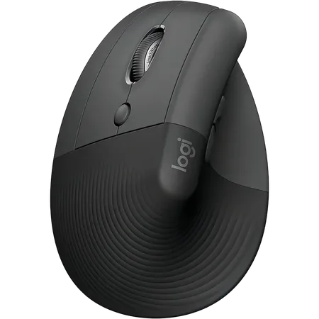 Mouse Logitech Lift Vertical Zurdo Black