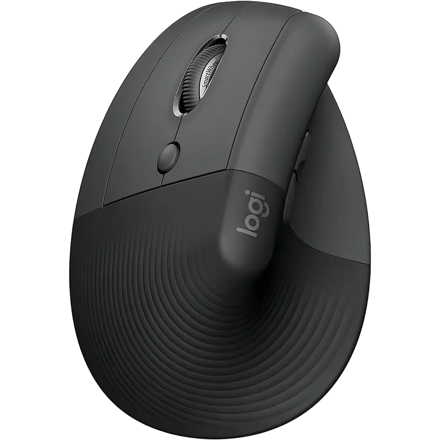 Mouse Logitech Lift Vertical Zurdo Black