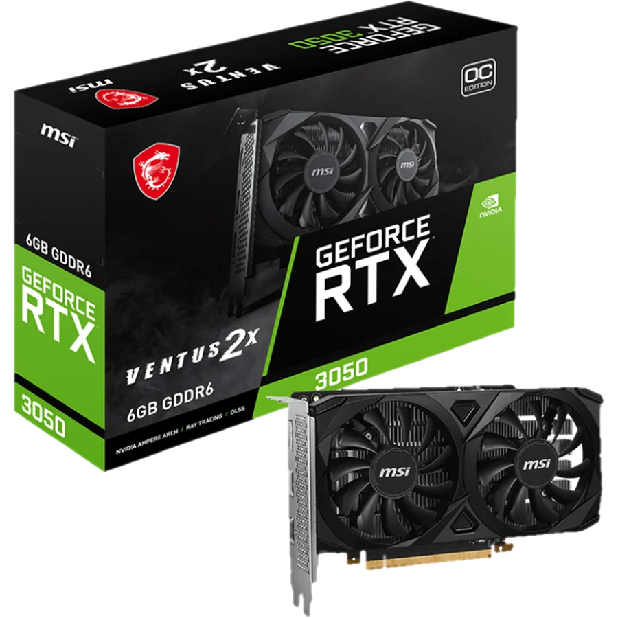 Placa de video MSI Ventus 2X 6G