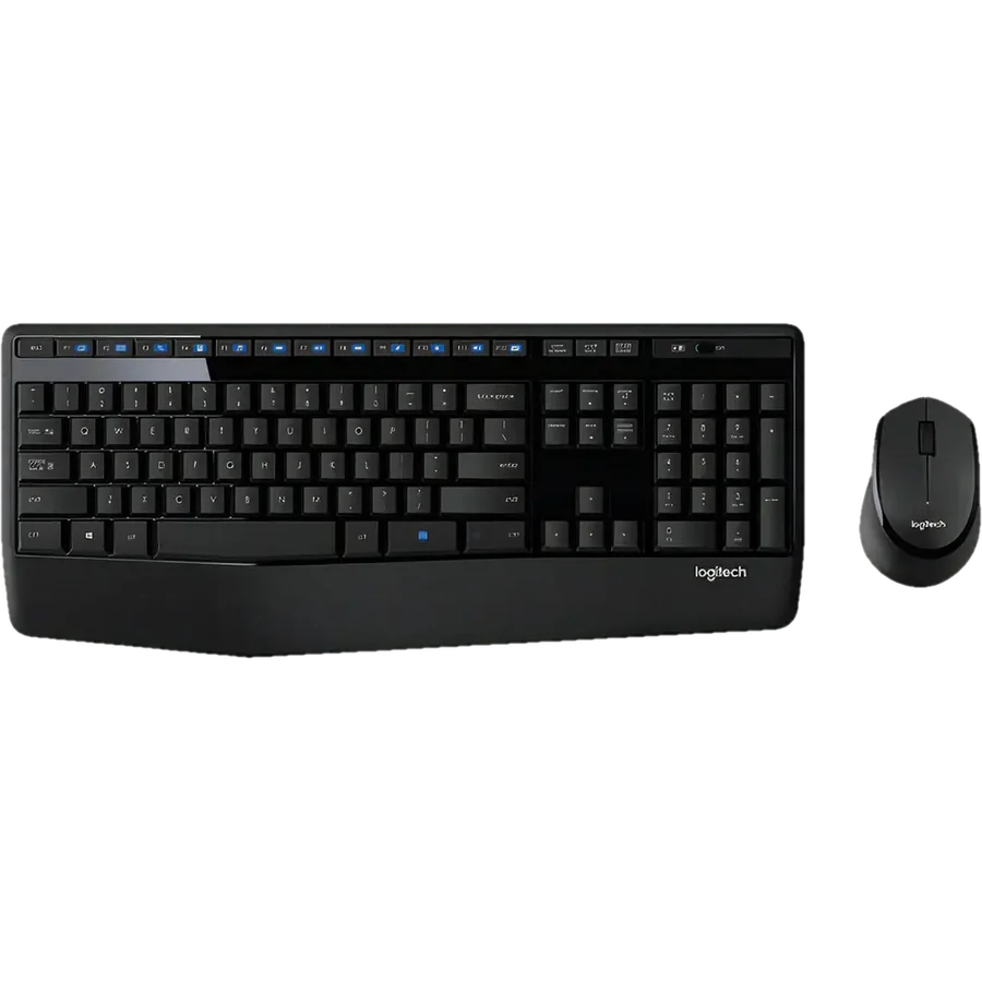 Combo teclado y mouse Logitech MK345 Black Latino