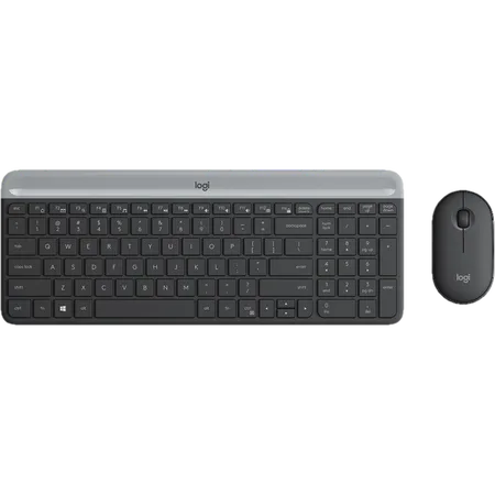 Combo teclado y mouse Logitech MK470 Slim