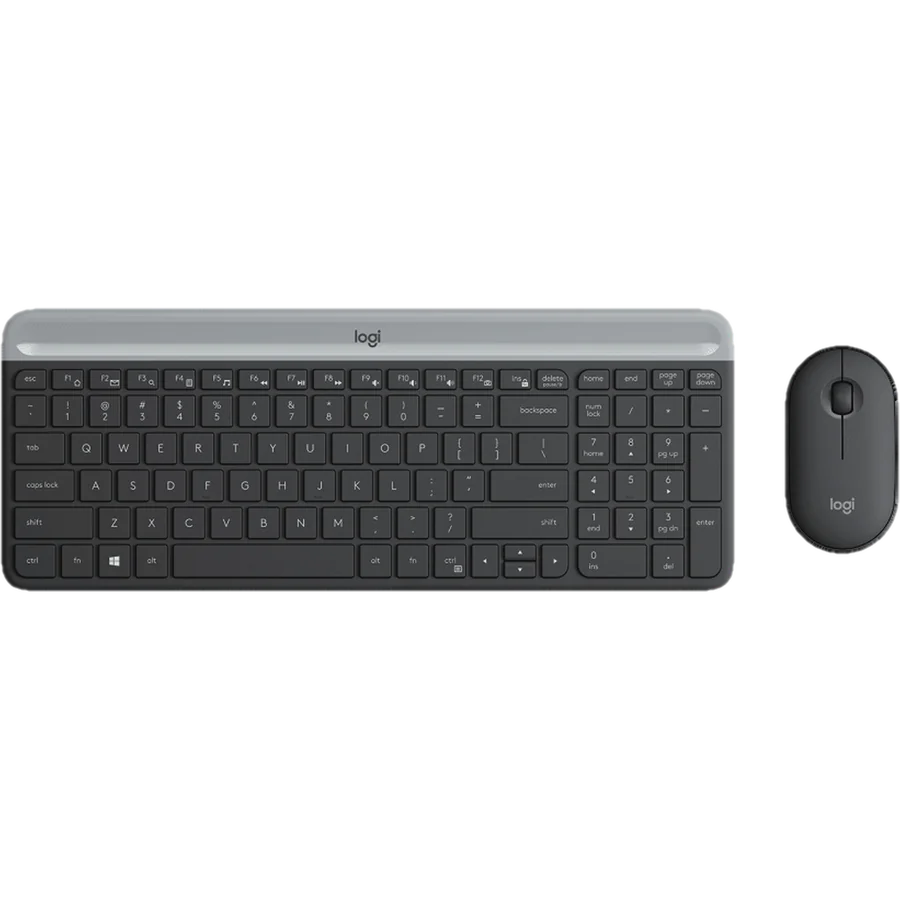 Combo teclado y mouse Logitech MK470 Slim
