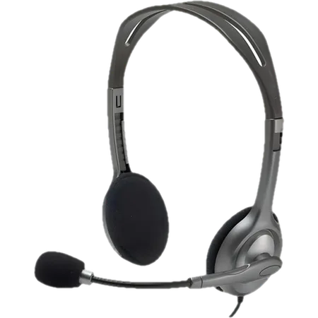 Auriculares con micrófono Logitech H111 Negro JACK3