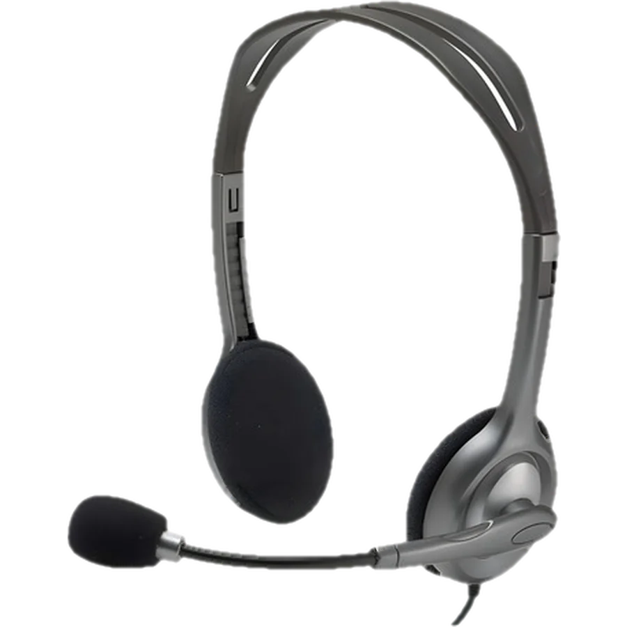 Auriculares con micrófono Logitech H111 Negro JACK3