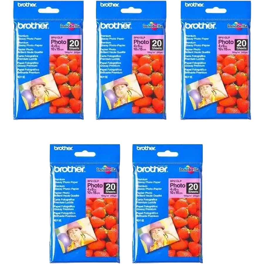 Papel Brother BP61GLP 4X6 Glossy Photo