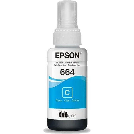 Botella Epson T664220-AL CYAN P/L355/380 (VENCIDO)