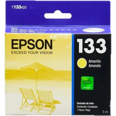 Epson T133420 Cartucho Amarillo 133 cartucho de tinta 1 pieza(s) Origi
