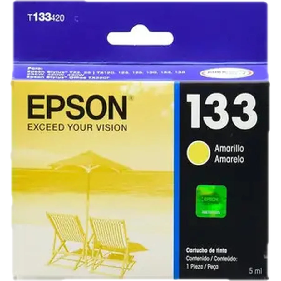 Epson T133420 Cartucho Amarillo 133 cartucho de tinta 1 pieza(s) Origi