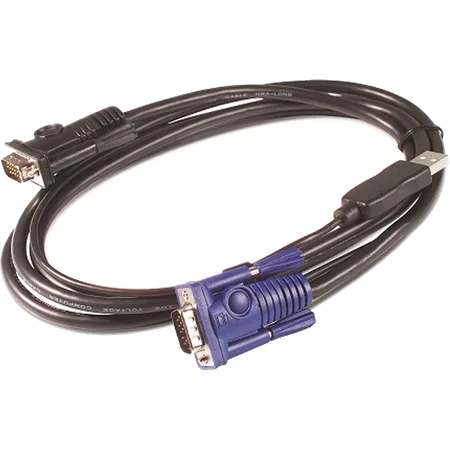 APC AP5253 cable para video, teclado y ratón (kvm) Negro 1,8 m