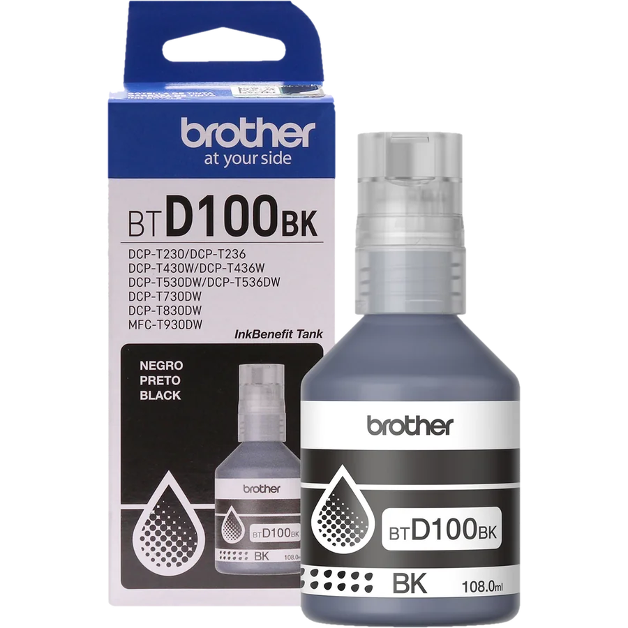 Botella Brother BTD100BK 7500 PAG (BLACK)