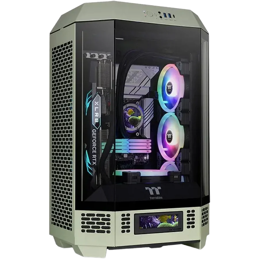 Gabinete Thermaltake THE Tower 300 Matcha Green