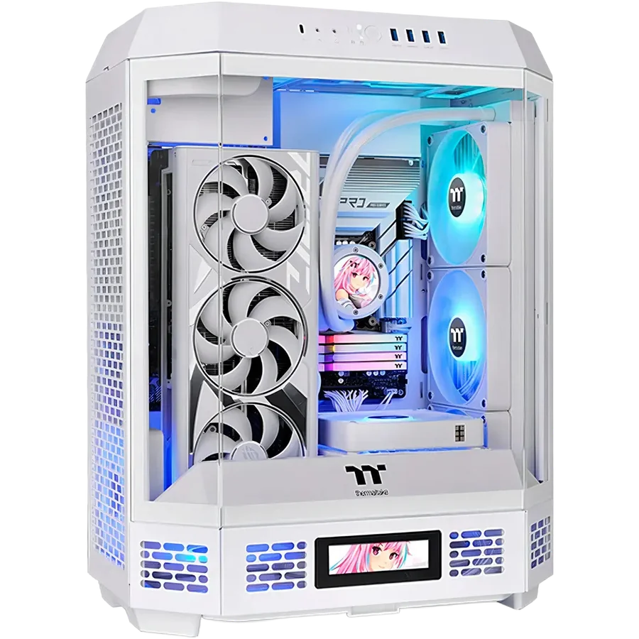 Gabinete Thermaltake THE Tower 600 White