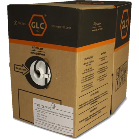 Cable UTP CAT.5E 305MTS GLC MAX INTER/EXT Negro