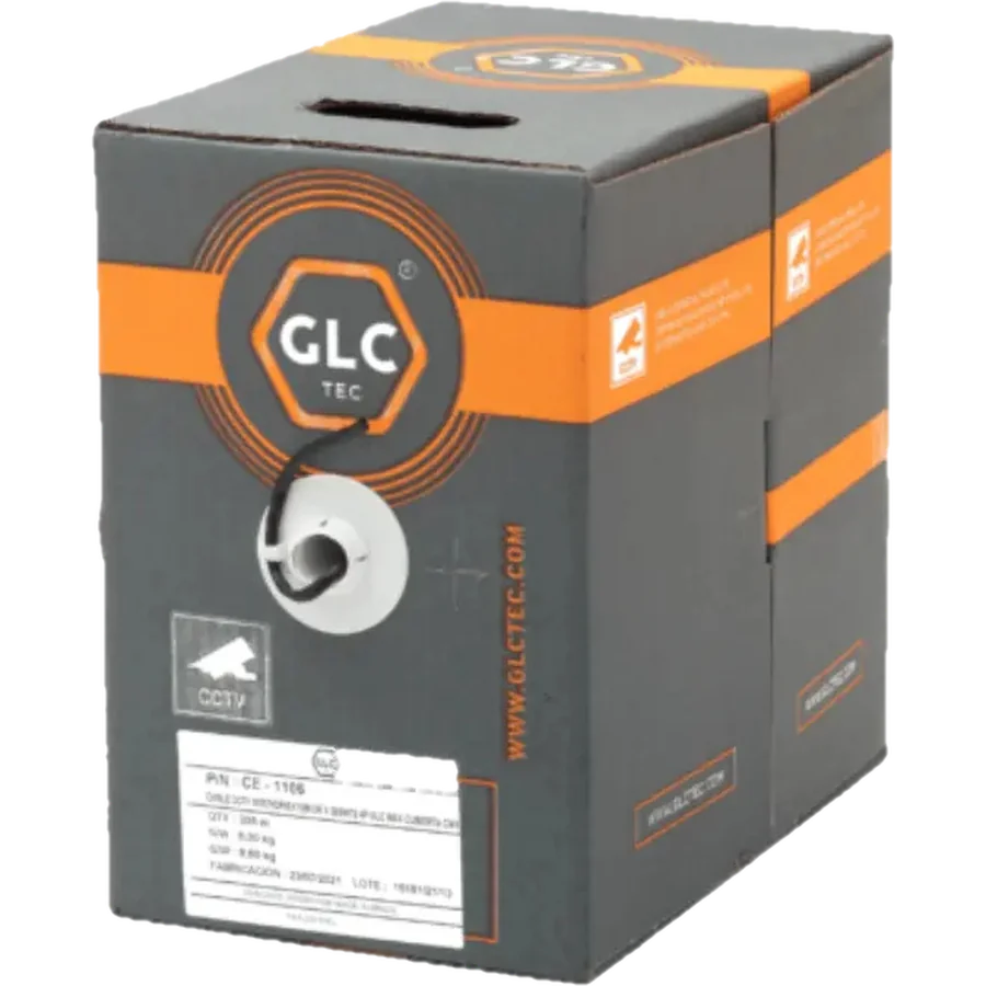 Cable UTP CAT.5E 305MTS GLC MAX INT/EXT P/CCTV