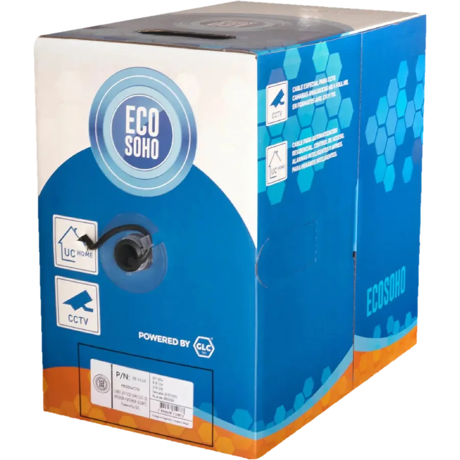 Cable UTP CAT.5E 305MTS GLC ECO SOHO