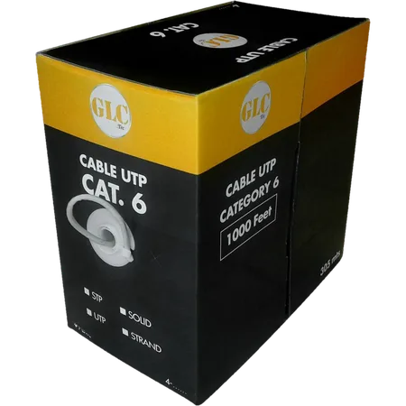 Cable UTP CAT.6 305MTS GLC MAX Interior GRIS