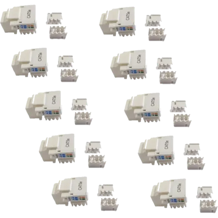 JACK RJ45 Hembra CAT.5E GLC 110 IDC A/B Blanco