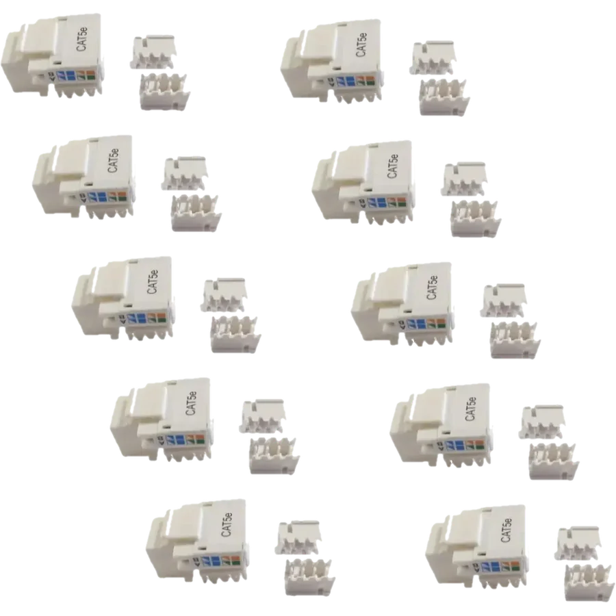 JACK RJ45 Hembra CAT.5E GLC 110 IDC A/B Blanco