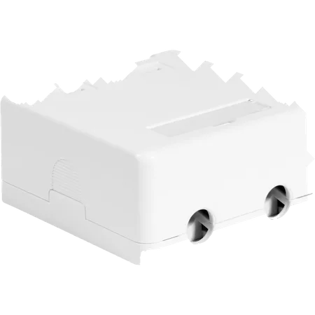 Roseta RJ45 GLC 2 PORT C/TAPA