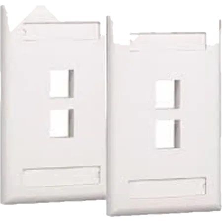 FACE Plate GLC 2 Puertos CAT 5E/6 RJ45