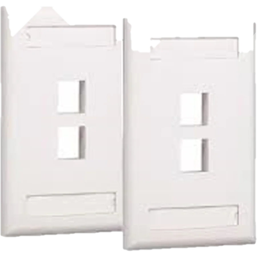 FACE Plate GLC 2 Puertos CAT 5E/6 RJ45