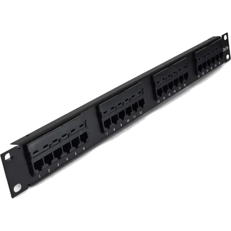 Patchpanel GLC 24P CAT.5E p/ KRONE/110