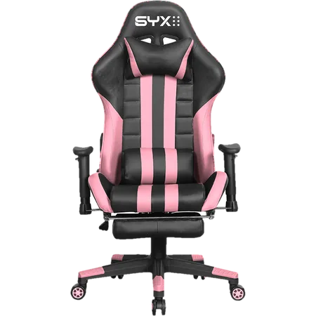 Silla Gamer SYX CH-059 PK ROSA Negro